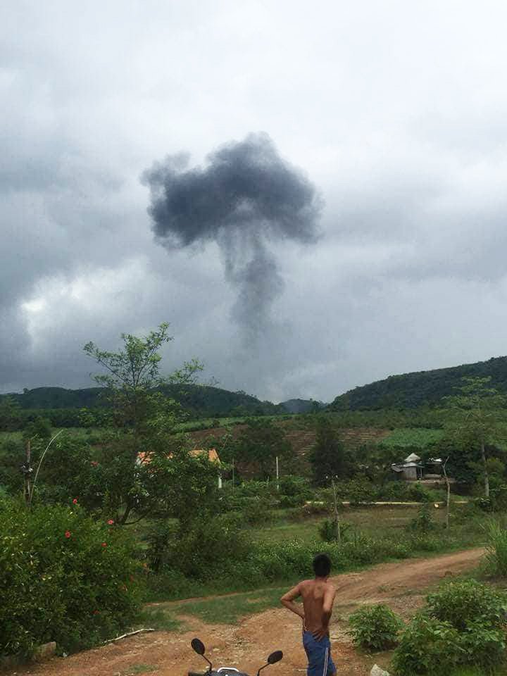 Máy bay rơi tại Nghệ An, 2 phi công tử nạn
