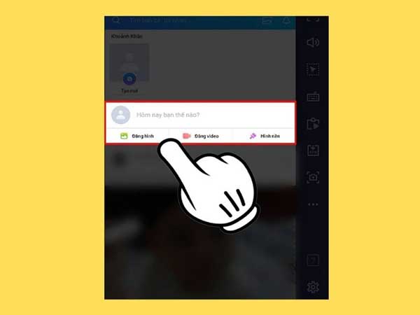 Cách đăng bài viết trên Zalo máy tính bằng BlueStacks