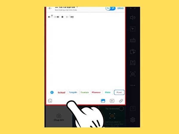 Bắt đầu viết caption và tuỳ chỉnh font chữ