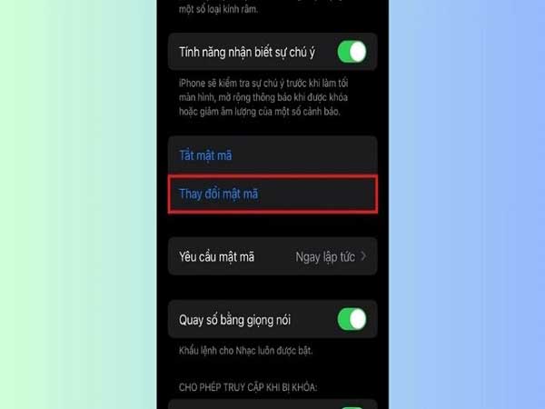 Cách thay đổi mật khẩu iPhone 11, 12, 13, 14, 15