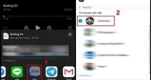 Cách gửi file ghi âm dung lượng lớn qua Zalo trên điện thoại iPhone