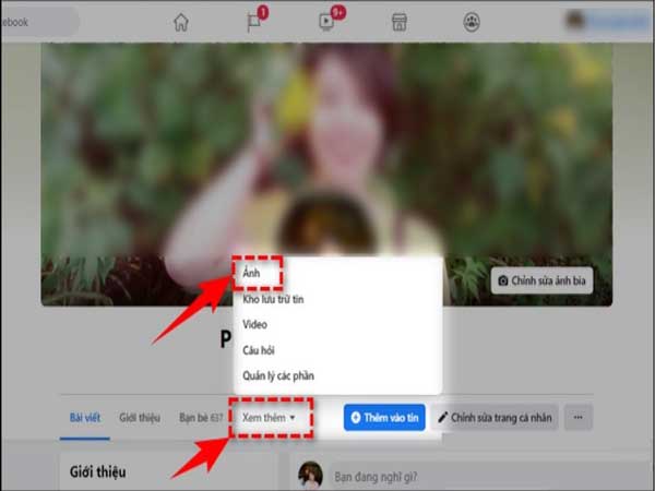 Mở trình duyệt web và đăng nhập vào tài khoản Facebook