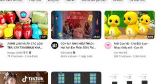 Mở trình duyệt và truy cập vào youtube