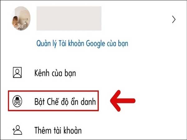 Cách đăng xuất khỏi Youtube trên điện thoại