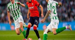 Tin CLB Real Betis: Hàng công bế tắc và đứt mạch thắng