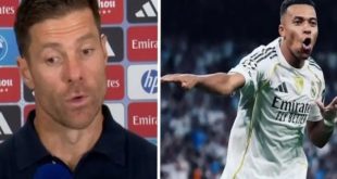Tin BĐ: Xabi Alonso hết lời ca ngợi Mbappe sau màn trình diễn