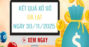 Dự đoán xổ số Đà Lạt 30/11/2025 chủ nhật siêu chính xác